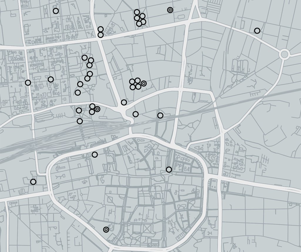 Imagemap: Routenavigation